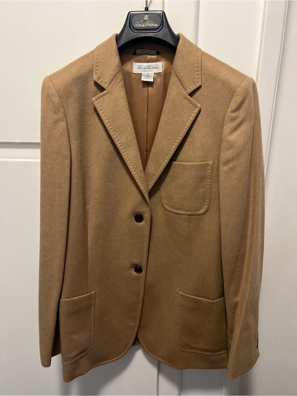 Brooks Brothers 100% Camel Hair Blazer / Women’s Sport Coat - Size 10